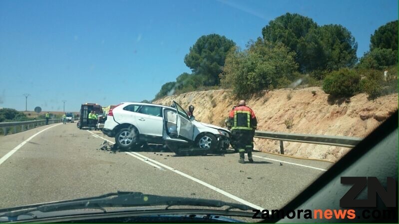 Accidente múltiple en la N-122