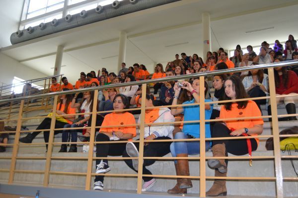 Público del concurso de disfraces