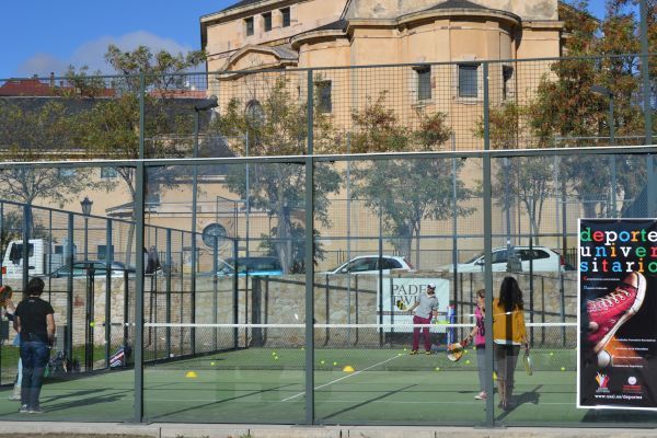 Pádel en el campus Viriato