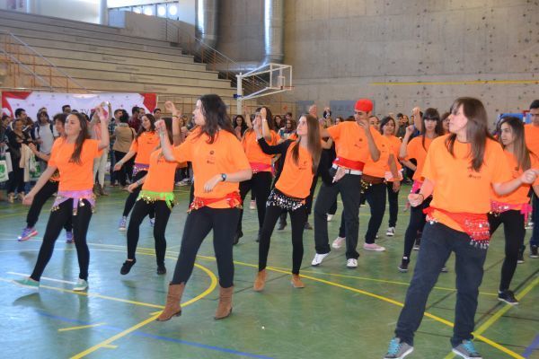 Exhibición por parte de los voluntarios