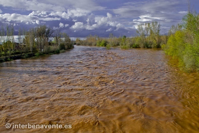 Foto de Intervenavente donde se aprecia la crecida de los ríos