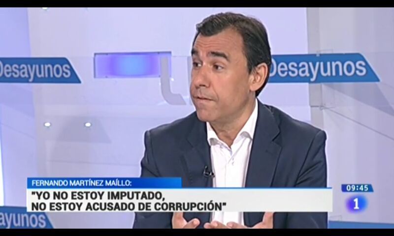 Martínez Maíllo en un momento de la entrevista
