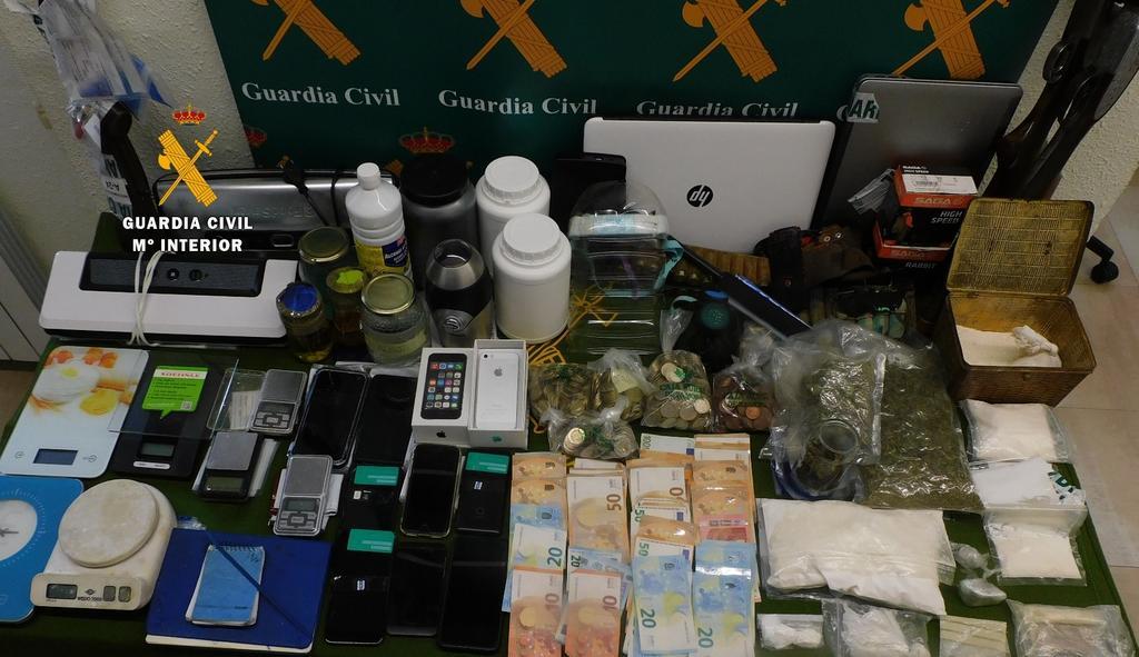 Operativo de la Guardia Civil.