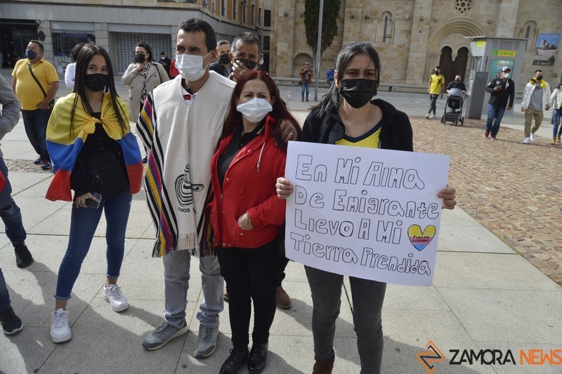 Colombianos en Zamora