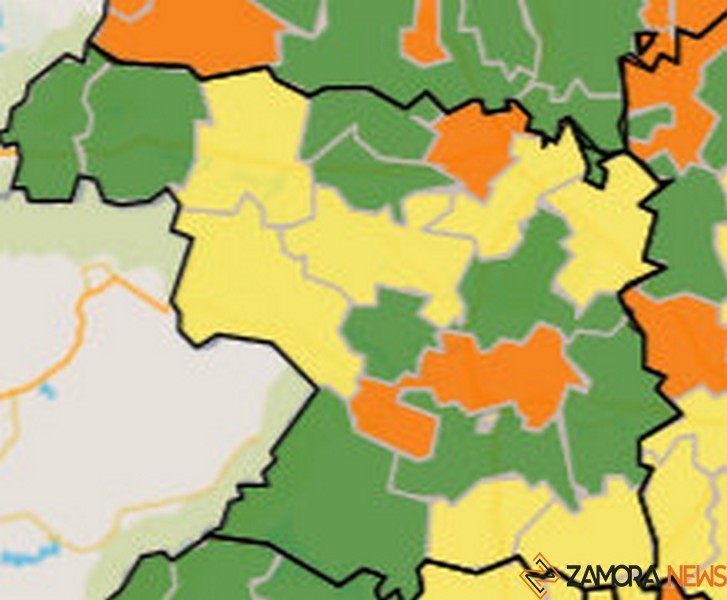 Mapa de incidencia del coronavirus por ZBS