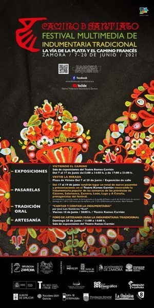 Cartel anunciador del Festival de Indumentaria