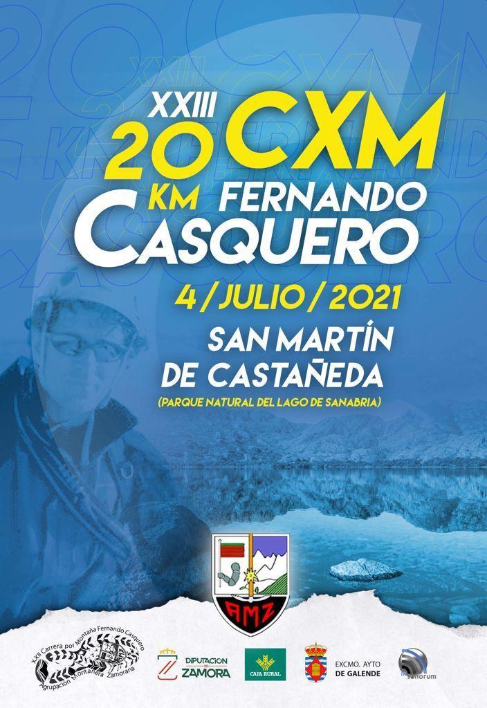 Cartel carrera por montaña Fernando Casquero