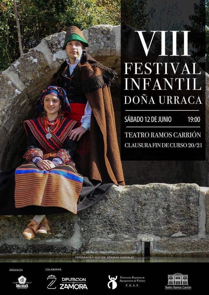 Cartel festival infantil Doña Urraca