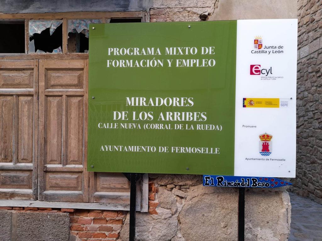 El rincón del beso estrenado en Fermoselle. Fotografía: CEDIDA