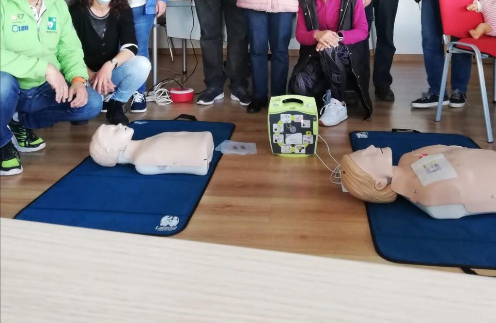 Durante uno de los cursos de formación
