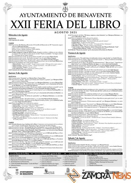 Cartel Feria del Libro de Benavente