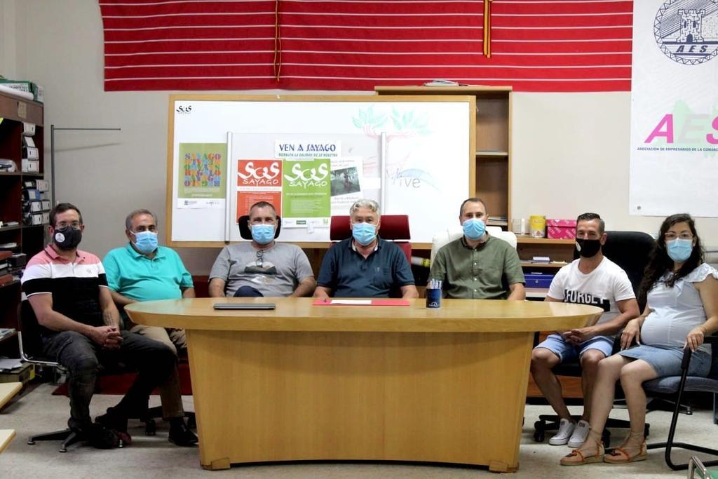 La nueva junta directiva de la Asociación de Empresarios de Sayago