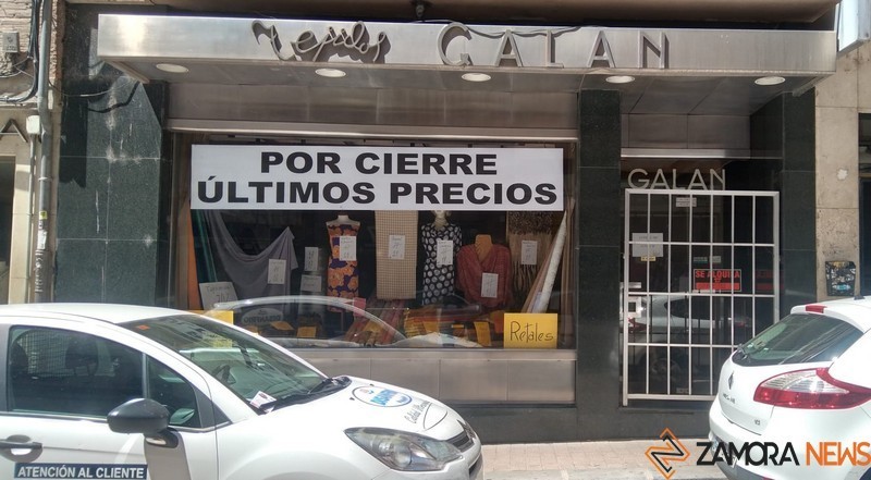Cierre tienda galán