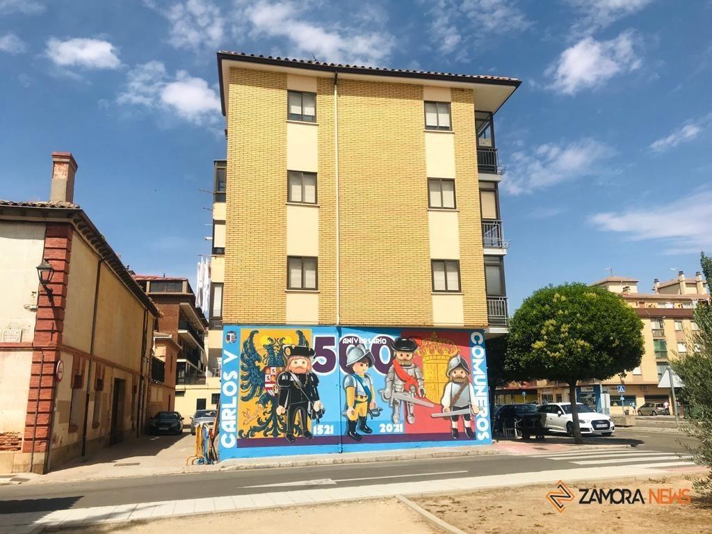Nuevo mural homenaje a los Comuneros en el 500 aniversario
