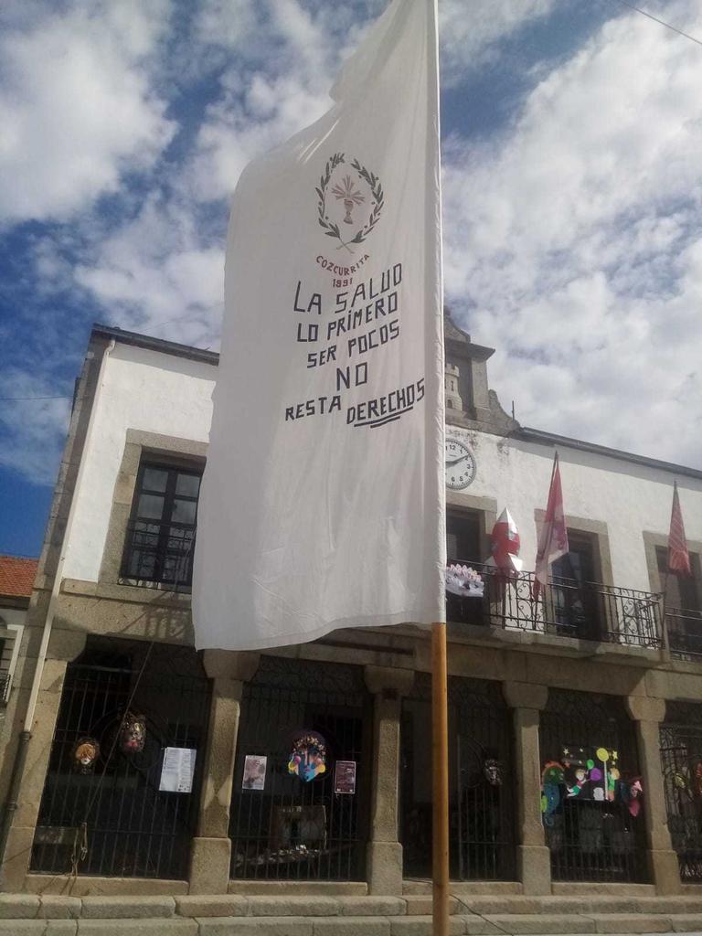 Imagen protesta sanidad Bermillo. Fotografía: Plataforma en defensa de la sanidad