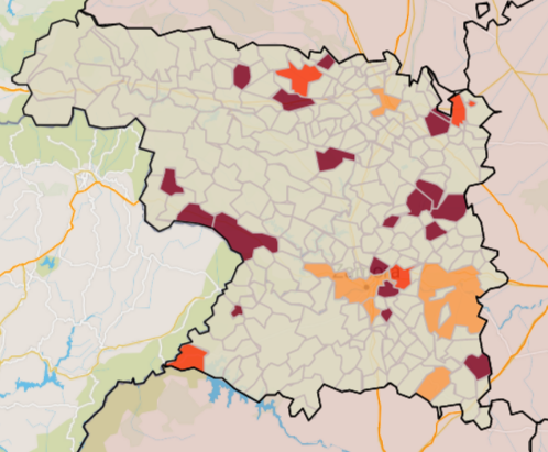Mapa IA municipios a siete días 5 de septiembre)2