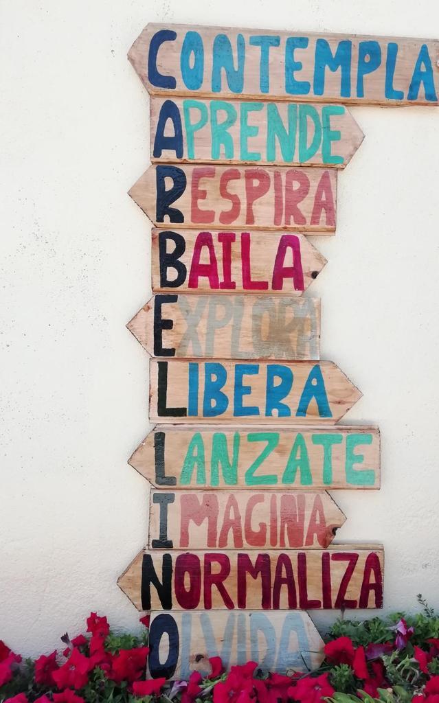 Acróstico que se ubicará próximamente en un nuevo rincón de Carbellino