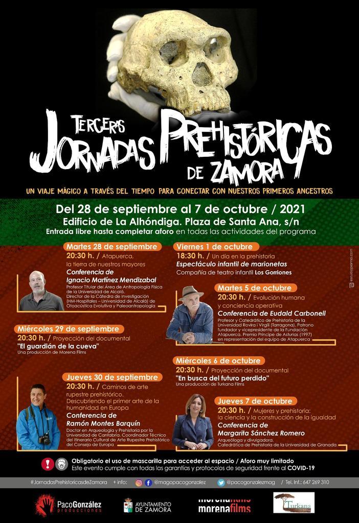 Cartel Jornadas Prehistoricas 2021