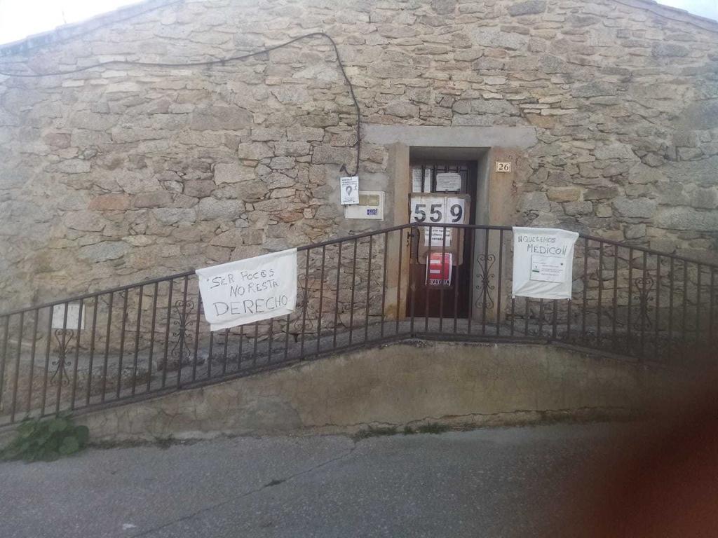 Contador de Monumenta junto al consultorio