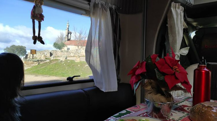 Paisaje sayagués desde la autocaravana de Ana