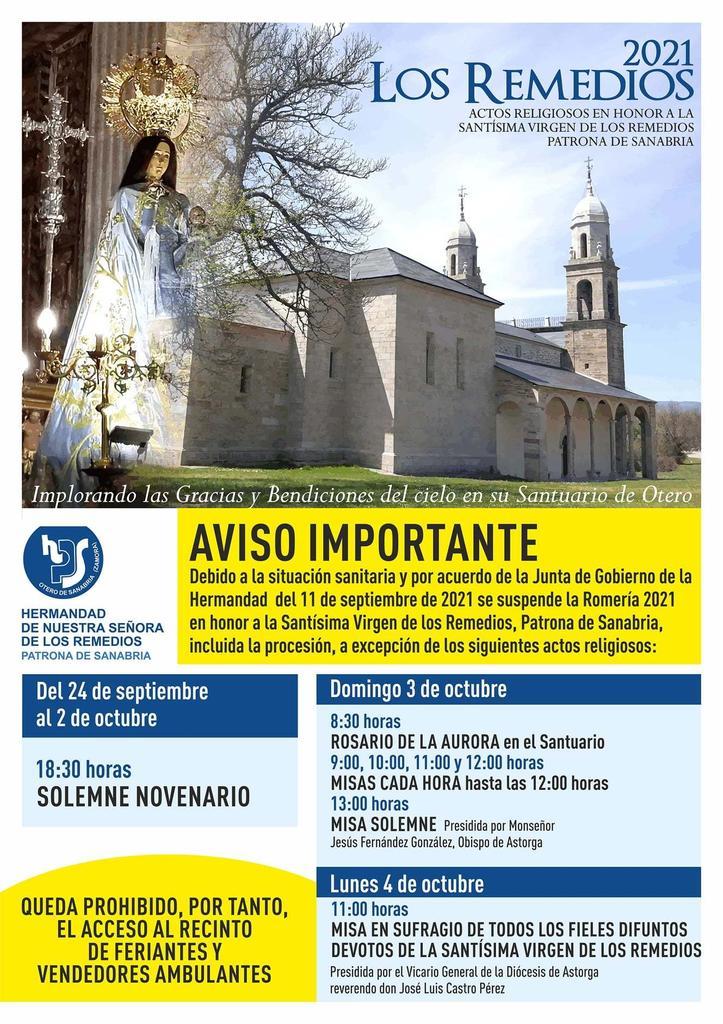 Cartel patrona Sanabria