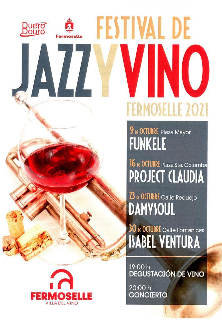 Cartel festival de Jazz y Vino