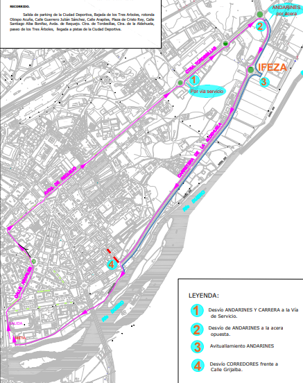 Mapa recorrido Carrera Mucho X Vivir