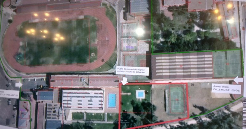 Gráfico obras nueva piscina municipal