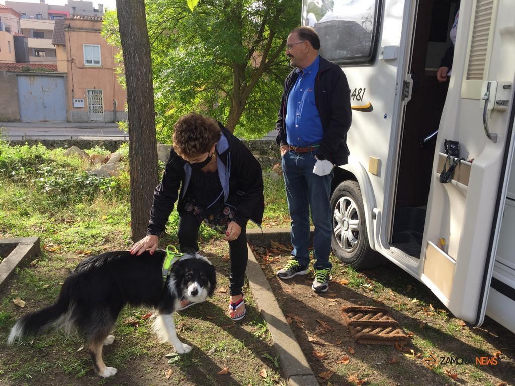 Área de autocaravanas en Valorio