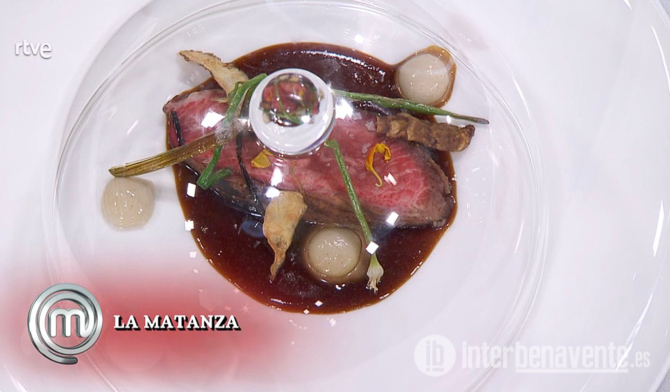 Plato Juanma Castaño Masterchef