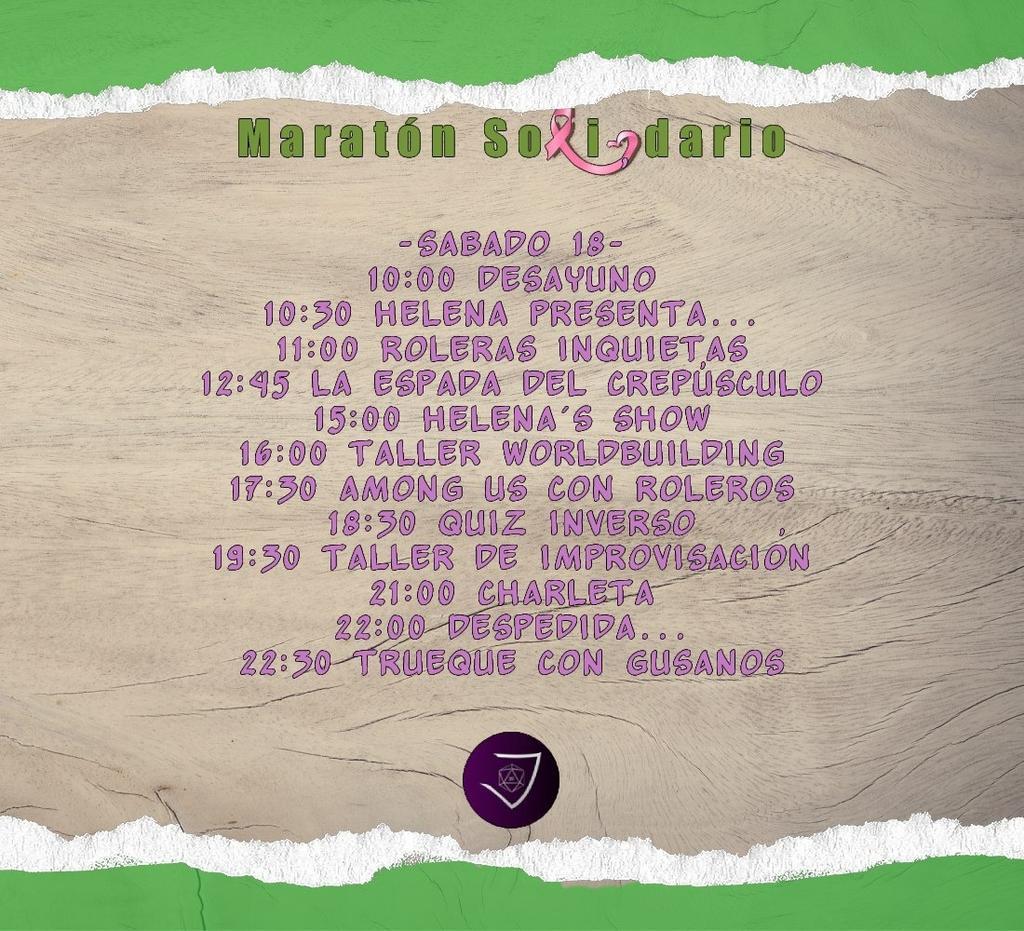 Cartel II Maratón Solidario