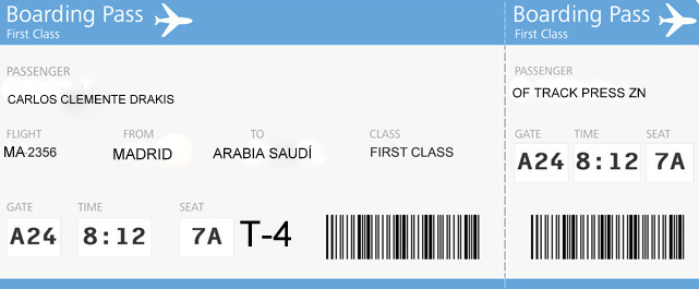 billete de avión CLEMENTE