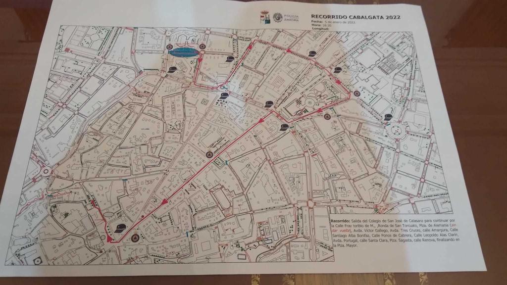 CABALGATA RECORRIDO