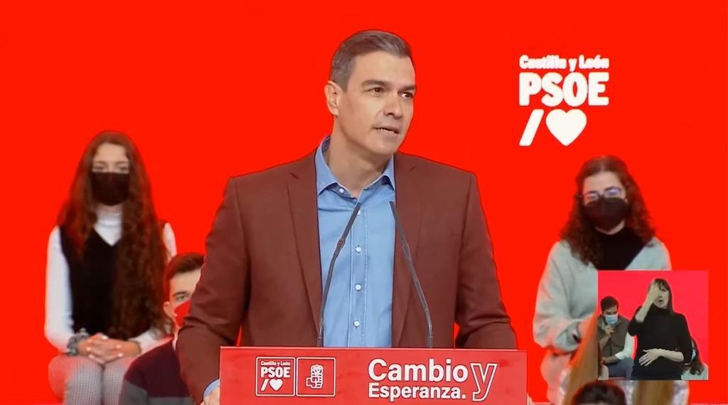 Pedro Sánchez durante el Comité Federal del PSOE