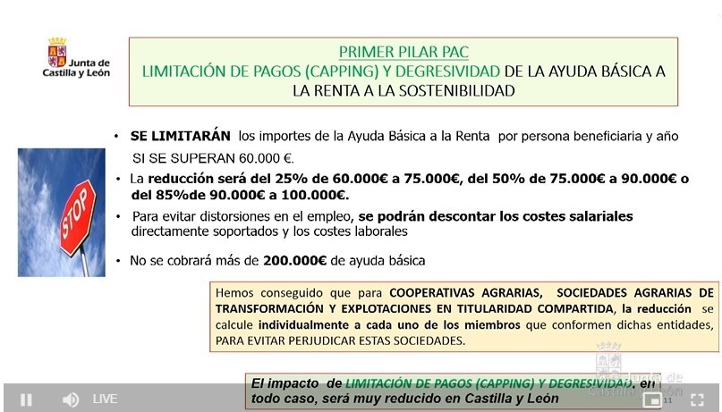 Limitación de pagos