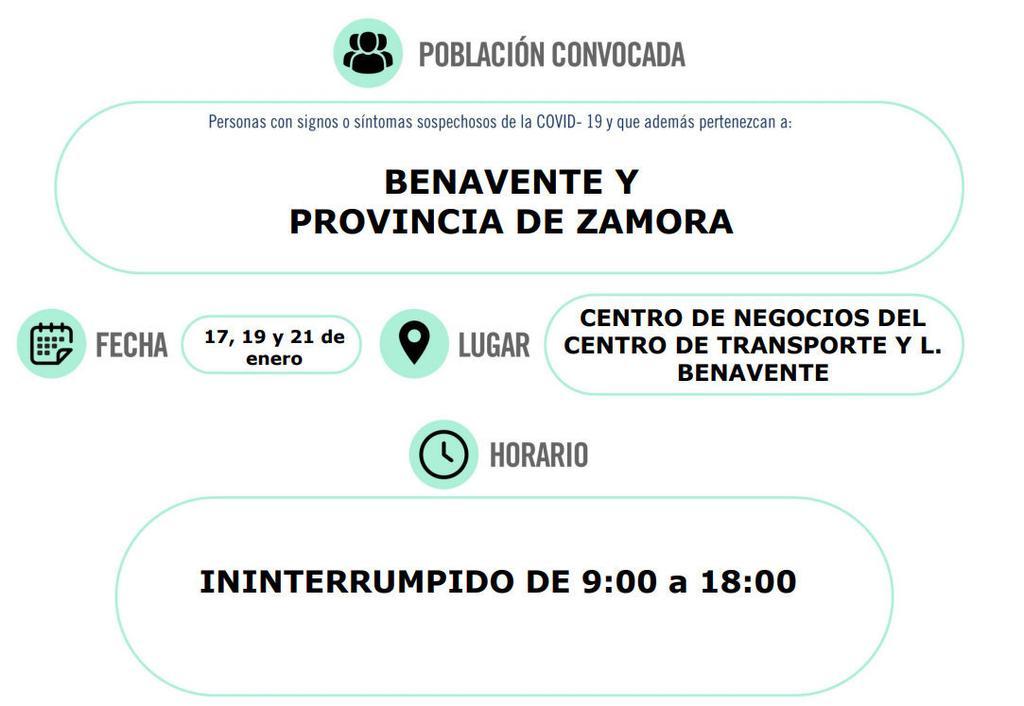 Benavente 17, 19 y 21 Enero