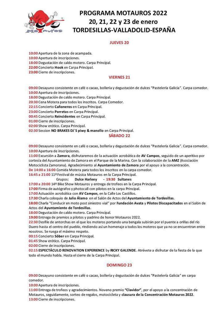 Programa Motauros 2022