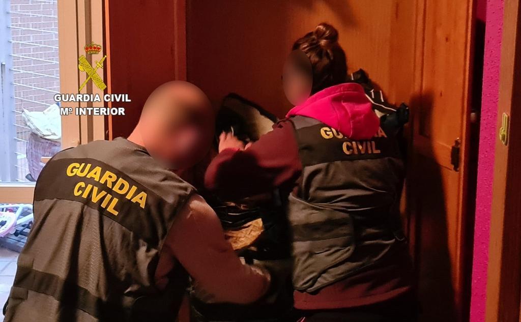 Operación contra el tráfico de drogas en Benavente