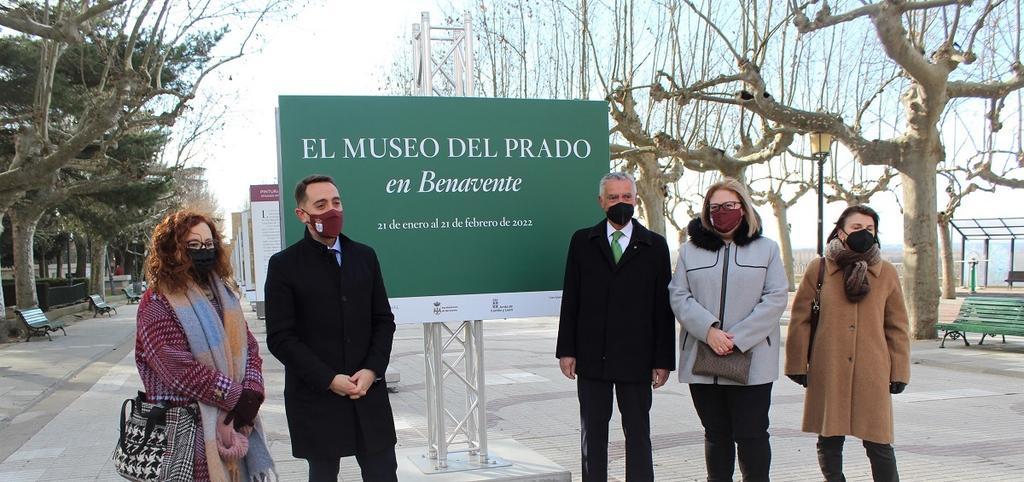 Moreno, Huerga, García y Arredondo en la exposición itinerante del Museo del Prado