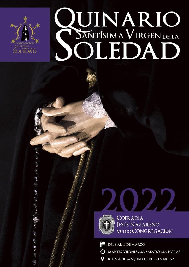 Cartel anunciador de la madrugada del Viernes Santo.