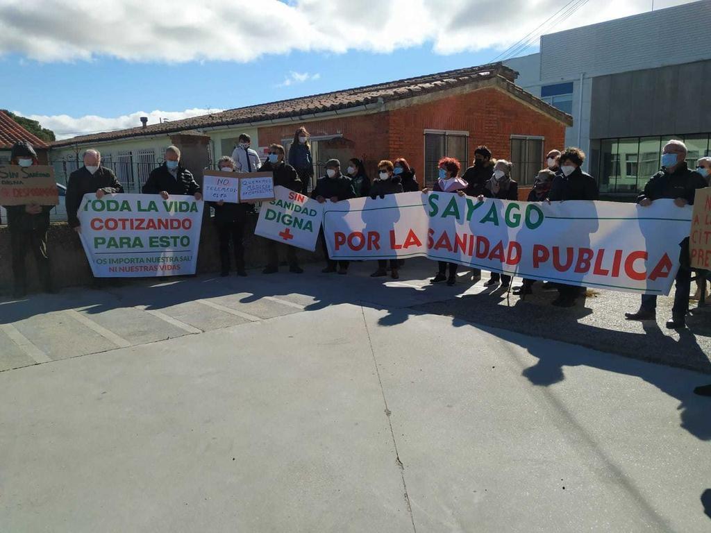 Vigésimocuarta protesta de la Plataforma en Defensa de la Sanidad Pública de Sayago