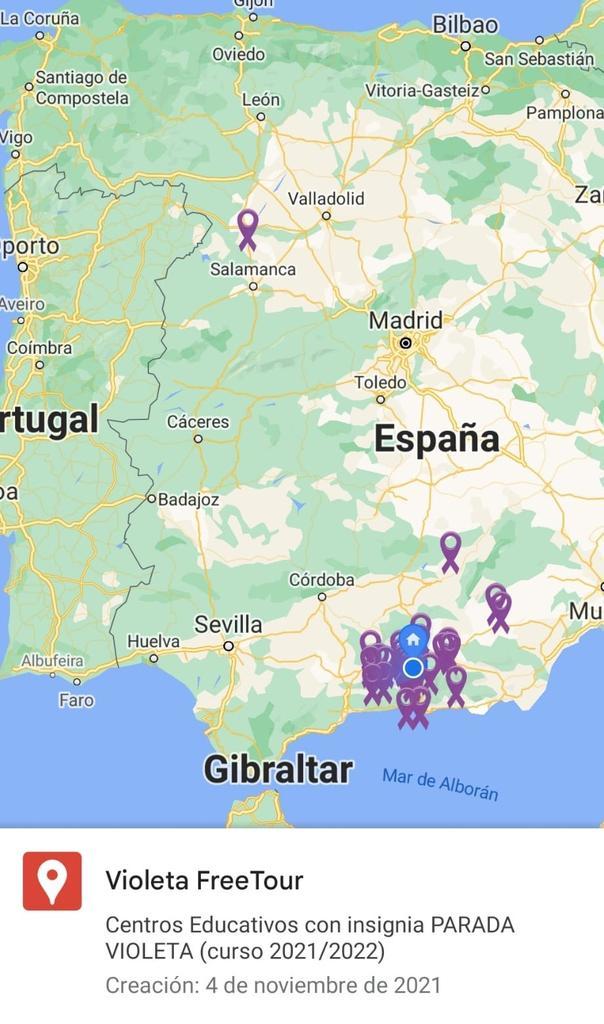 Mapa Insignia Parada Violeta