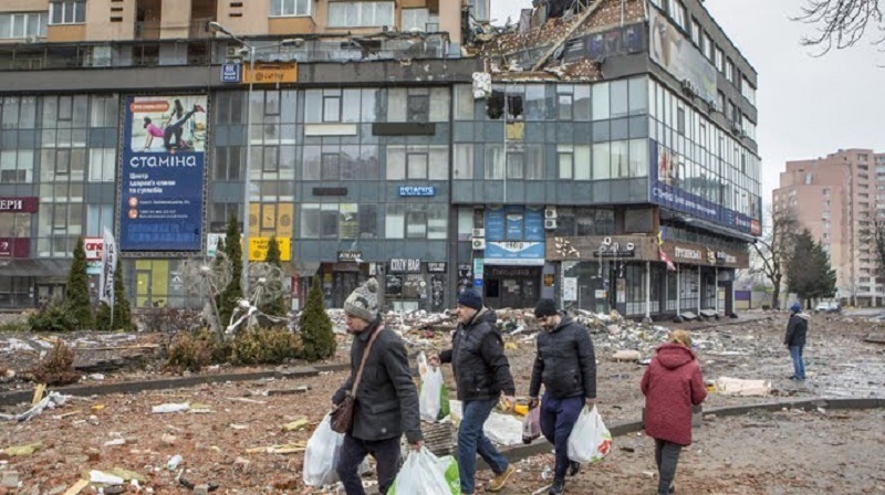Situación en Kiev. Fotografía: CEDIDA por Olena Anichkina