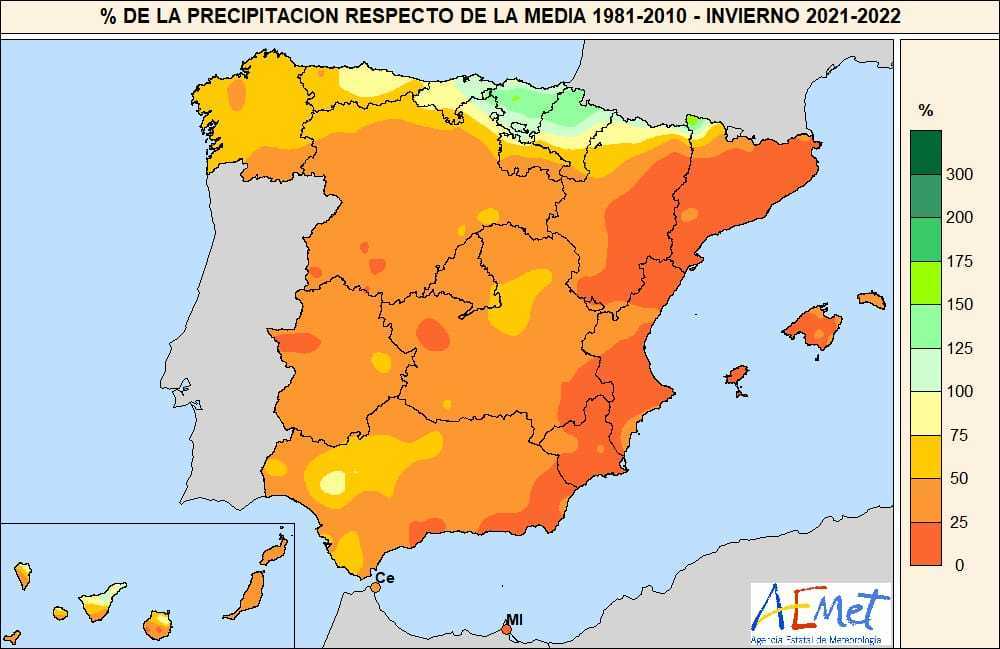 Mapa sequía