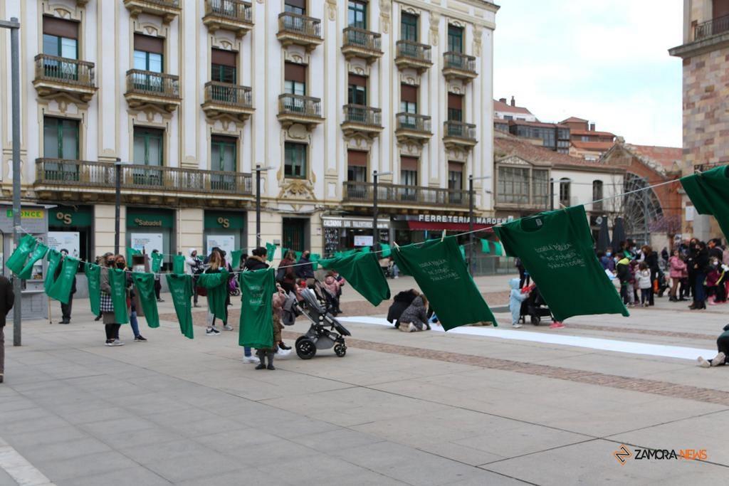 Convivencia por la pública organizada por la Plataforma por la Escuela Pública de Zamora