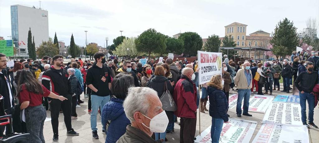 Concentración por la Sanidad Pública. Fotografía: CEDIDA