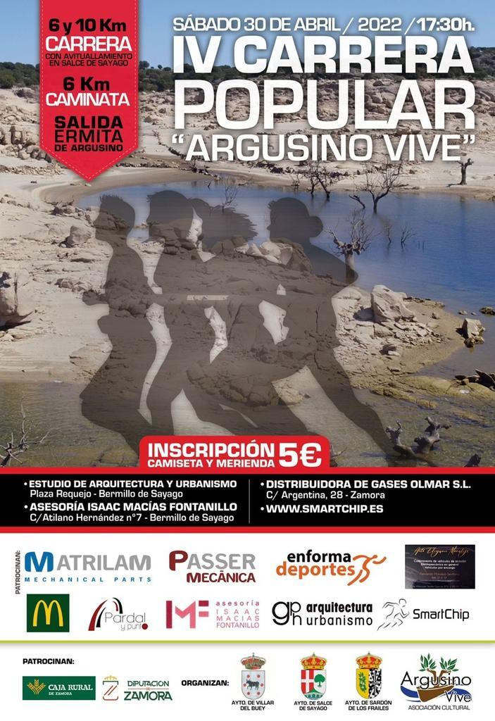 Cartel carrera Argusino Vive