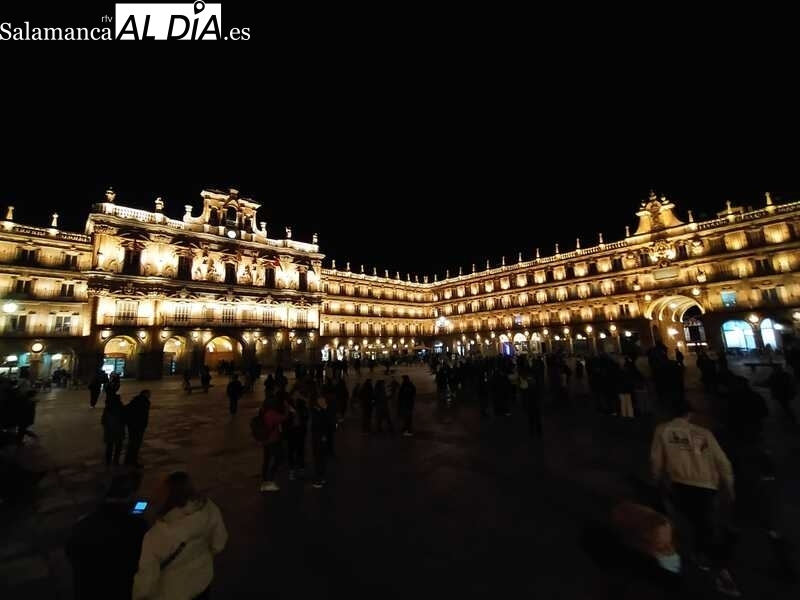 Nueva iluminación de la Plaza Mayor de Salamanca fuente Salamanca Al Día