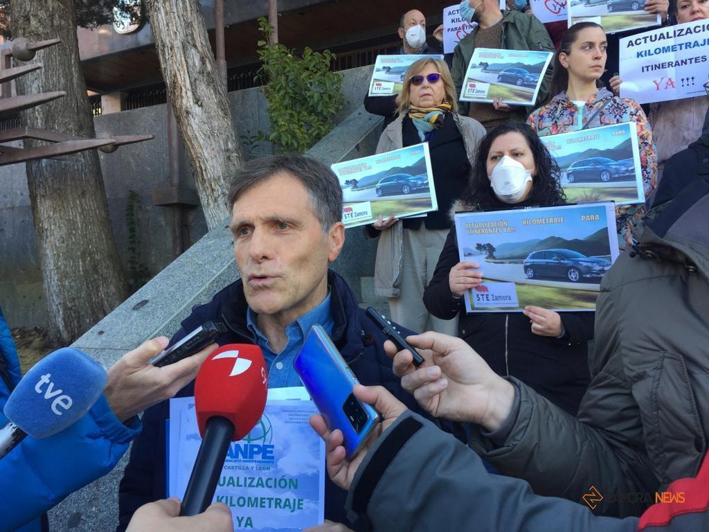 Ramón Domínguez, presidente de la Junta de Personal Docente y del sindicato ANPE Zamora