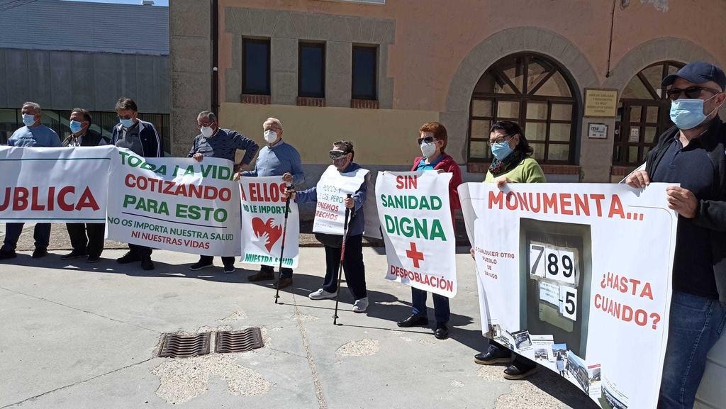 35 protesta sanitaria realizada por la Plataforma en Defensa de la Sanidad Pública de Sayago